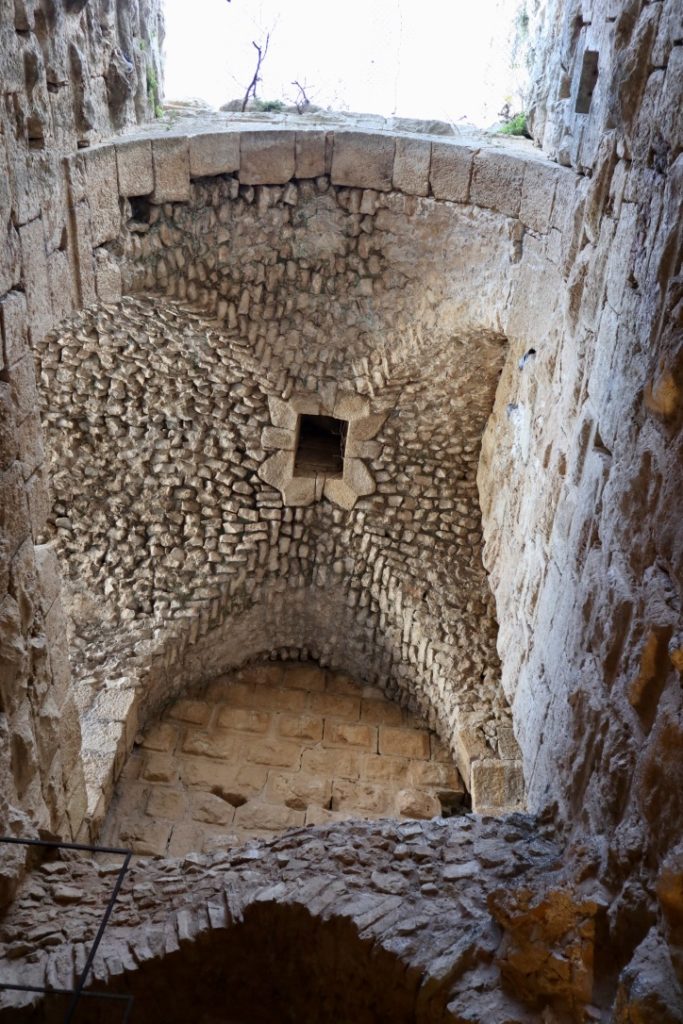 Ajloun Castle vaulted ceiling