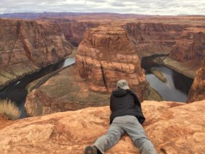 Wayne at Horseshoe Bend, Arizona