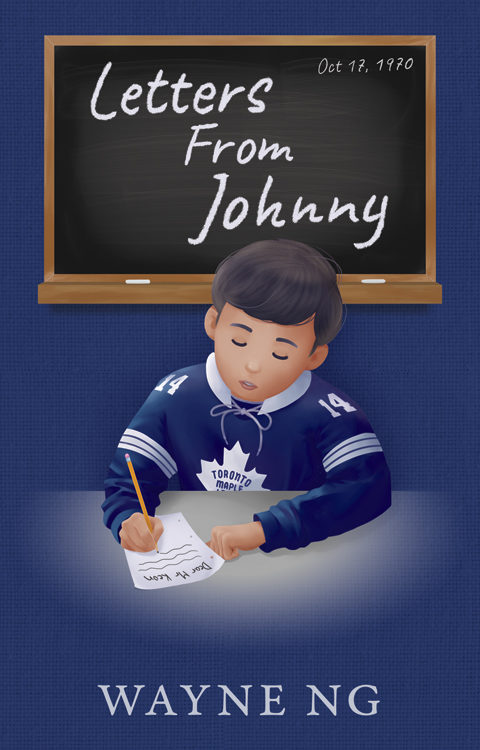 Book cover for Wayne Ng's novel, "Letters From Johnny"