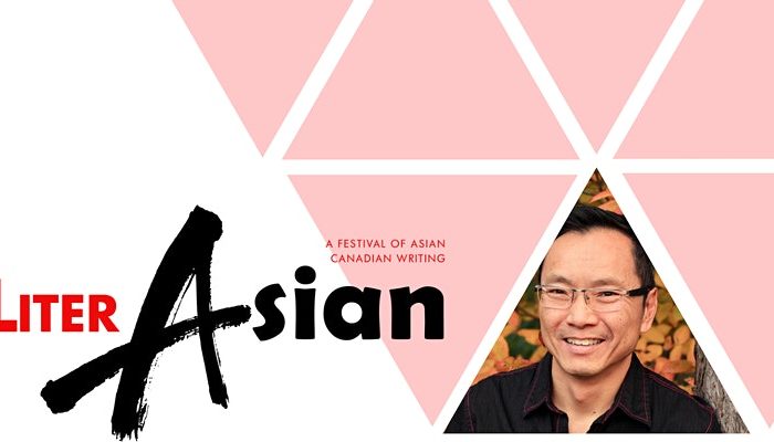 LiterAsian Festival Poster with photo of Wayne Ng