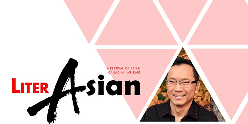 LiterAsian Festival Poster with photo of Wayne Ng