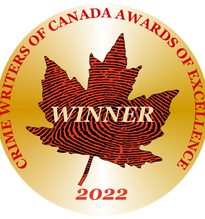 WINNER Badge - Crime Writers of Canada Awards of Excellence 2022