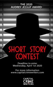Audrey Jessup Award Poster - Short story contest - Capital Crime Writers