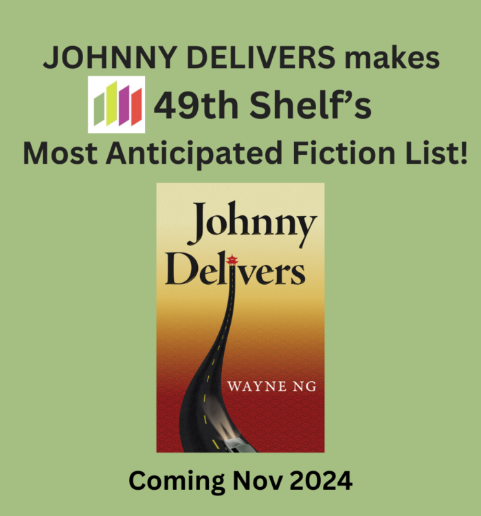 JOHNNY DELIVERS made the 49thShelf’s Most Anticipated Fall Fiction List