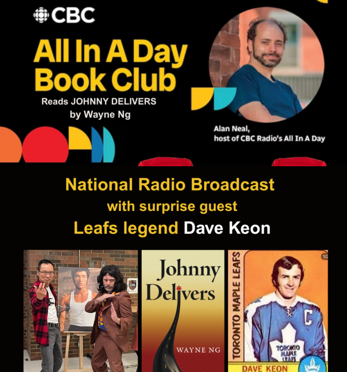 CBC All in a Day Book Club reads JOHNNY DELIVERS by Wayne Ng